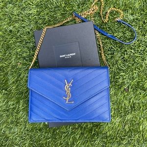 SAINT LAURENT Envelope Wallet on Chain
